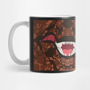 Chocolate T-Rex Face Mug